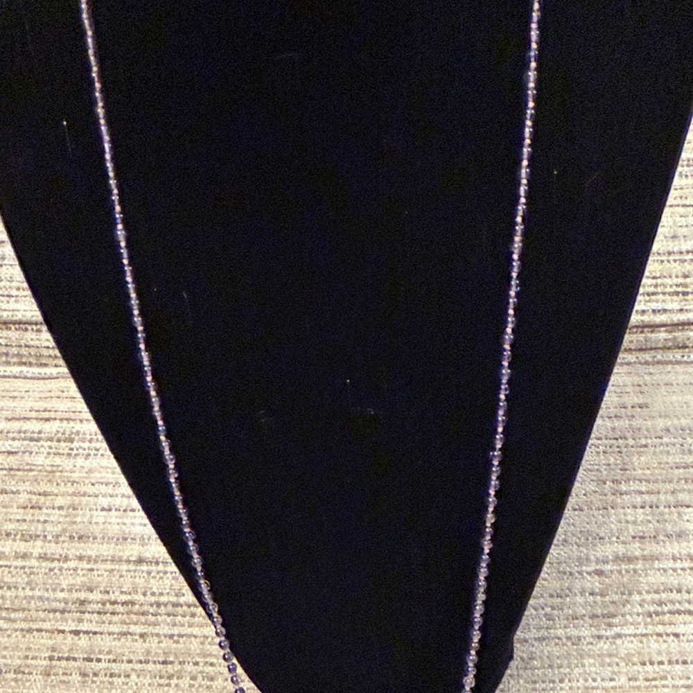 Lee Brevard Iolite, Peal, & Sterling Silver Fossil Pendant & LB Fossil Earring - Picture 5 of 12